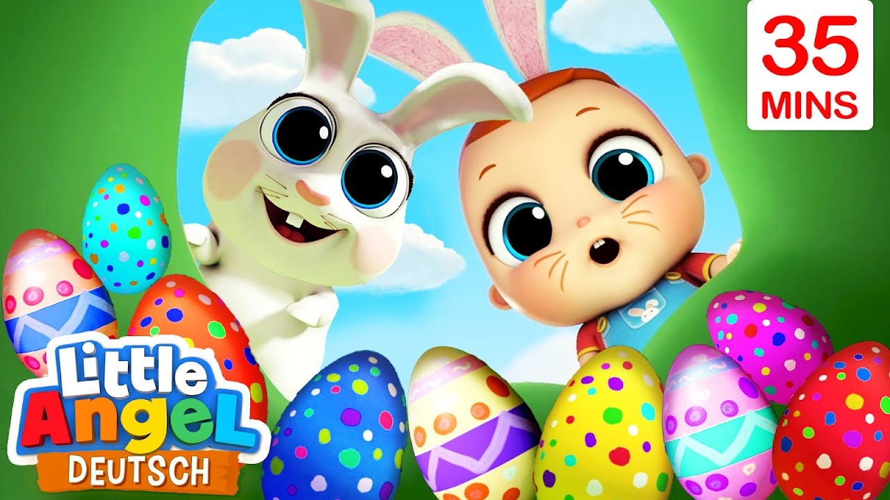 Das Osterhasen-Lied | Frohe Ostern, Klein Joni! | Little Angel Deutsch – Kinderlieder