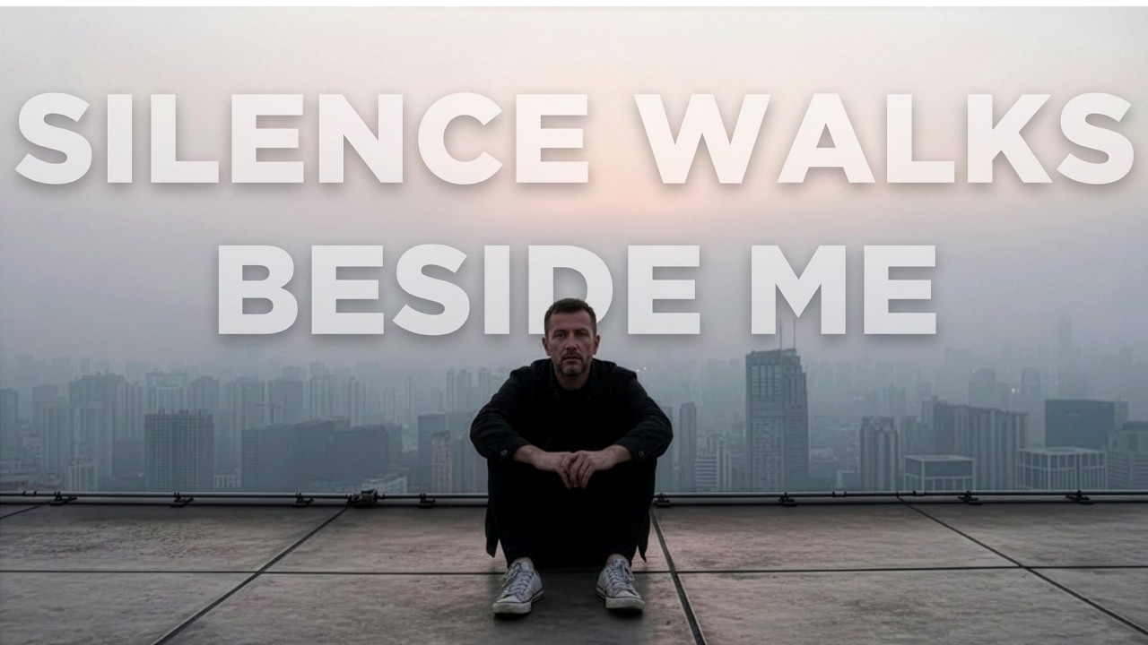 Silence Walks Beside Me | Official Lyrics Video | Emotional & Reflective Song | Lost Love