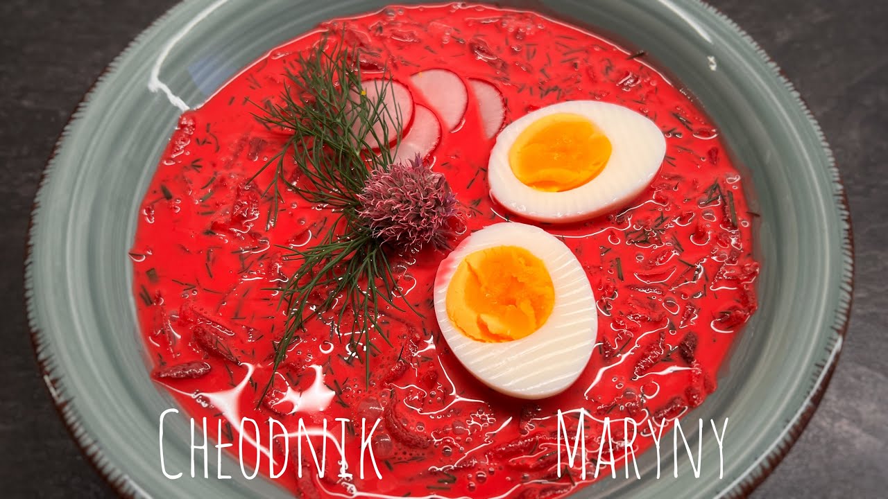 CHŁODNIK MARYNY - orzeźwiający, szybki, zdrowy, łatwy i przepyszny. Krok po kroku. 4K
