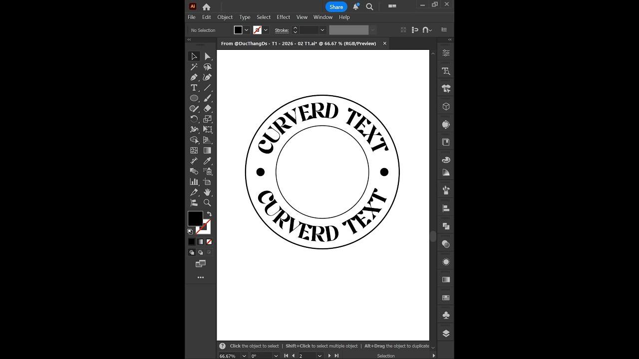 Adobe Illustrator 2026 — Все советы по созданию текста по кругу 