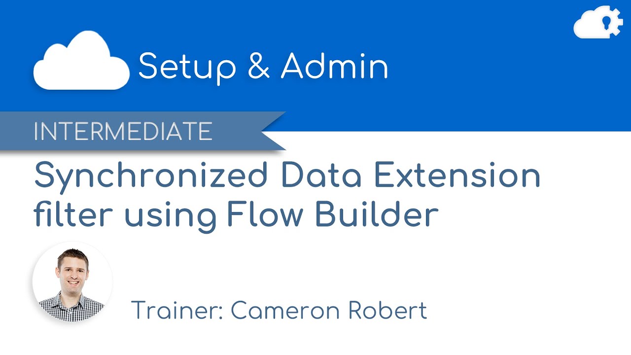 Synchronized Data Extension Filter using Flow Builder in Salesforce Marketing Cloud
