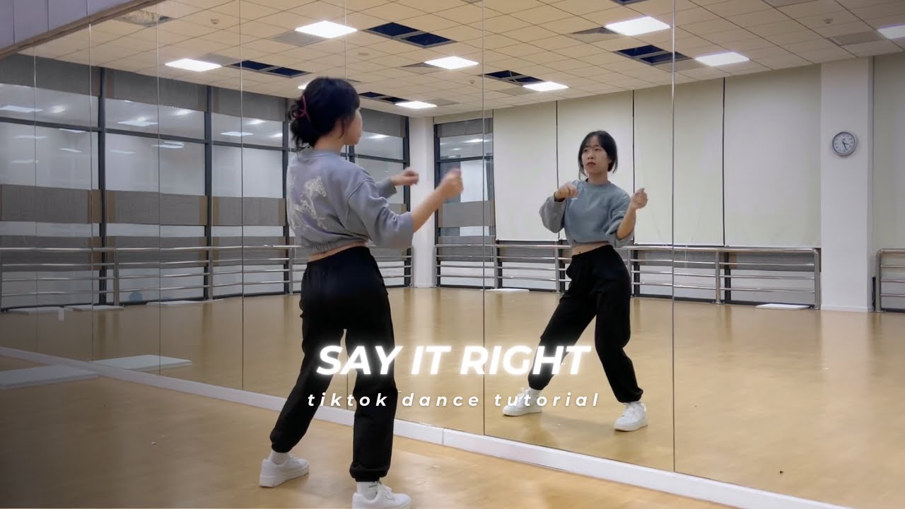 [TIKTOK DANCE TUTORIAL] Say It Right | Easy Dance Tutorial by lbyyy 💚😚