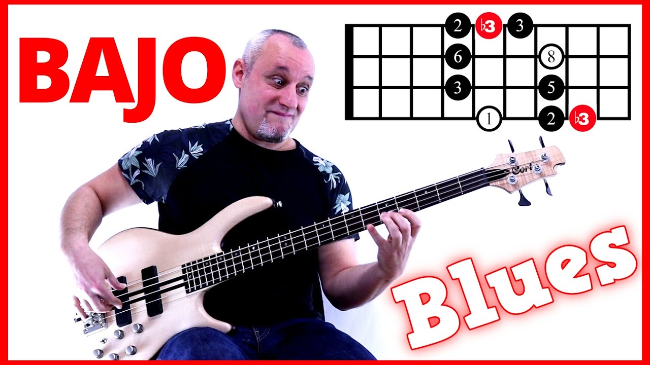 Como Improvisar Blues en Bajo ✅ Escala de Blues Menor y Escala de Blues Mayor en Bajo Eléctrico