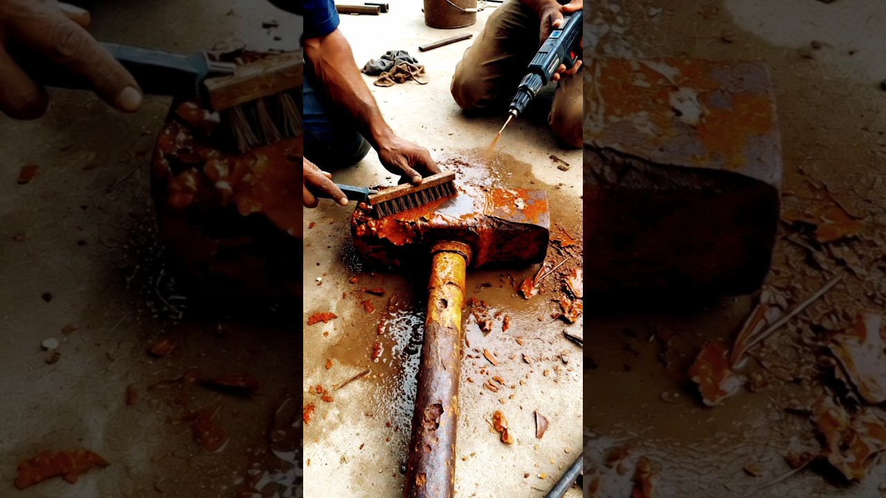 Rusty Hammer Restoration 🔧 | Satisfying Transformation