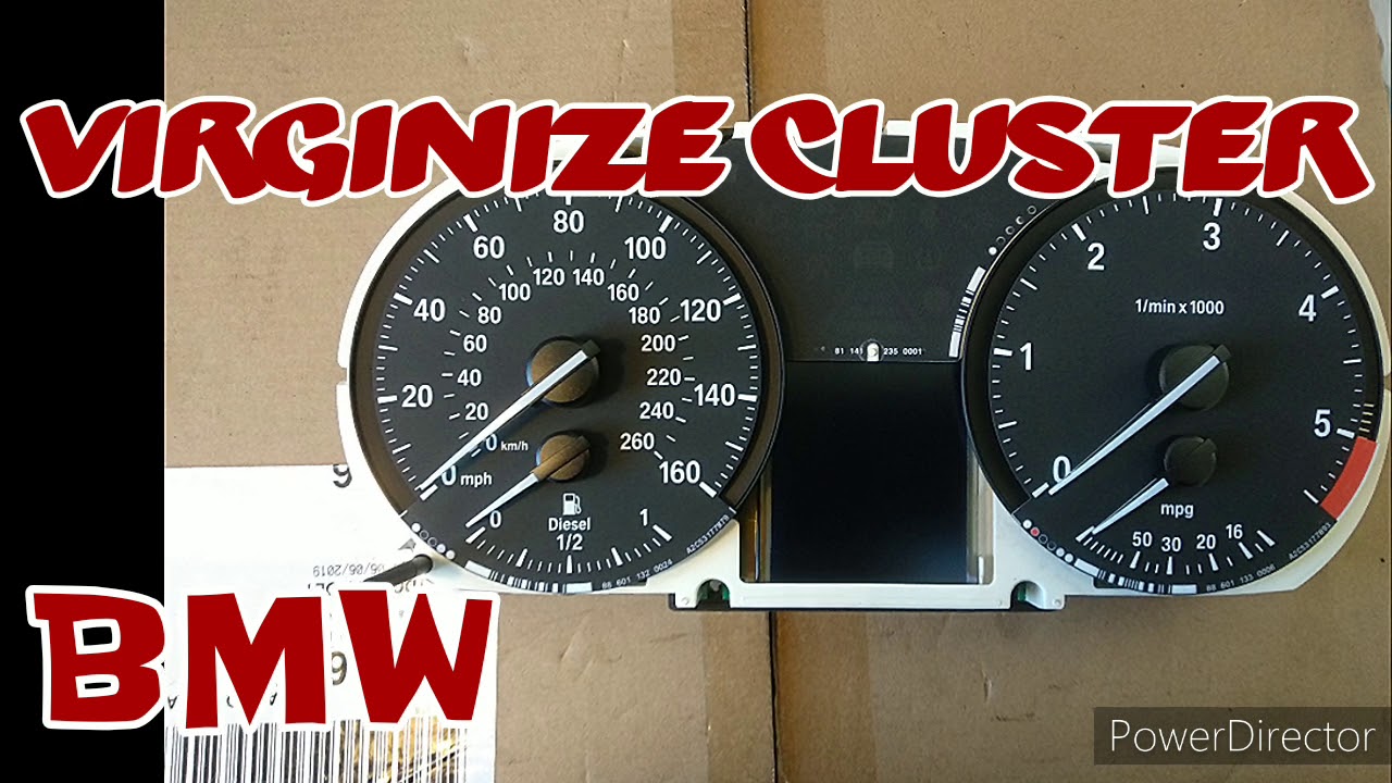 Virginize cluster BMW / mileage correction