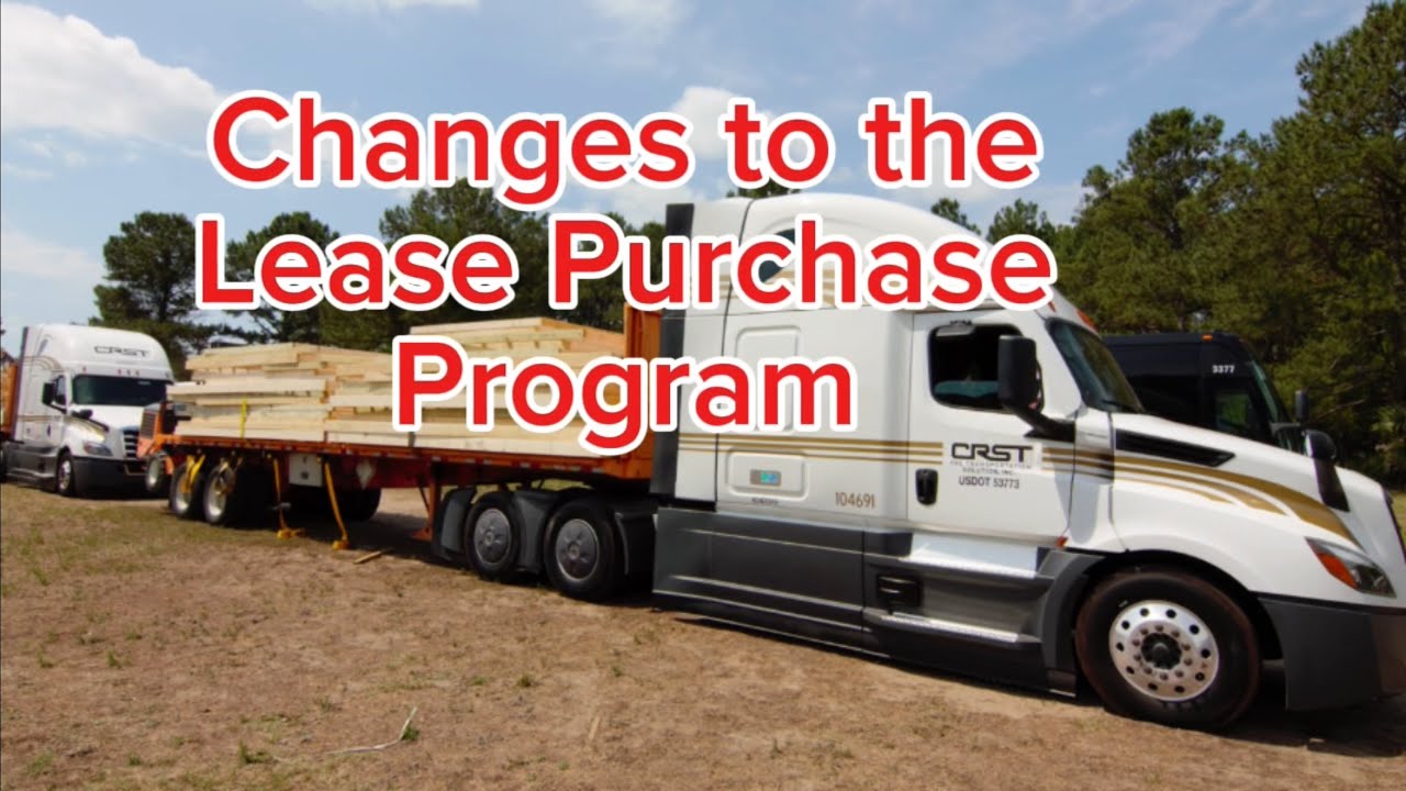 CRST Flatbed… Изменения в программе лизинга с правом выкупа, вот что мне известно ￼￼