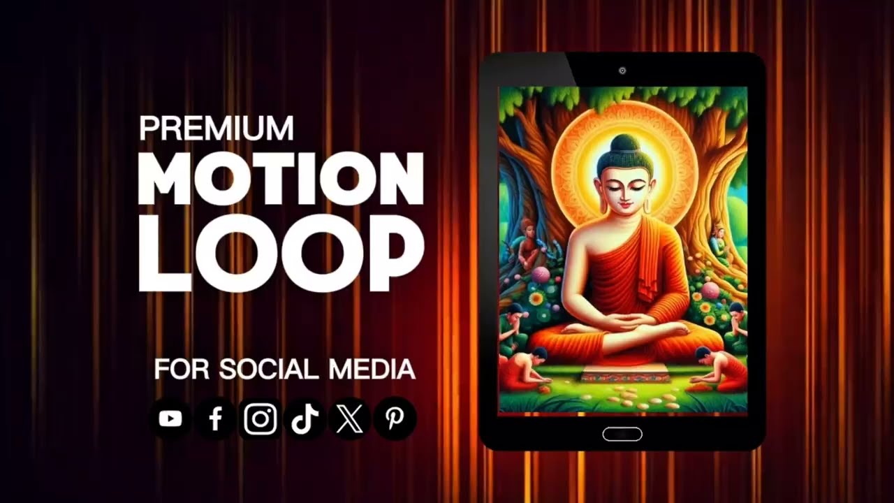 The Art of Motion Metta: Premium Animated Buddha Art & Spiritual Motion Graphics (Official Promo)