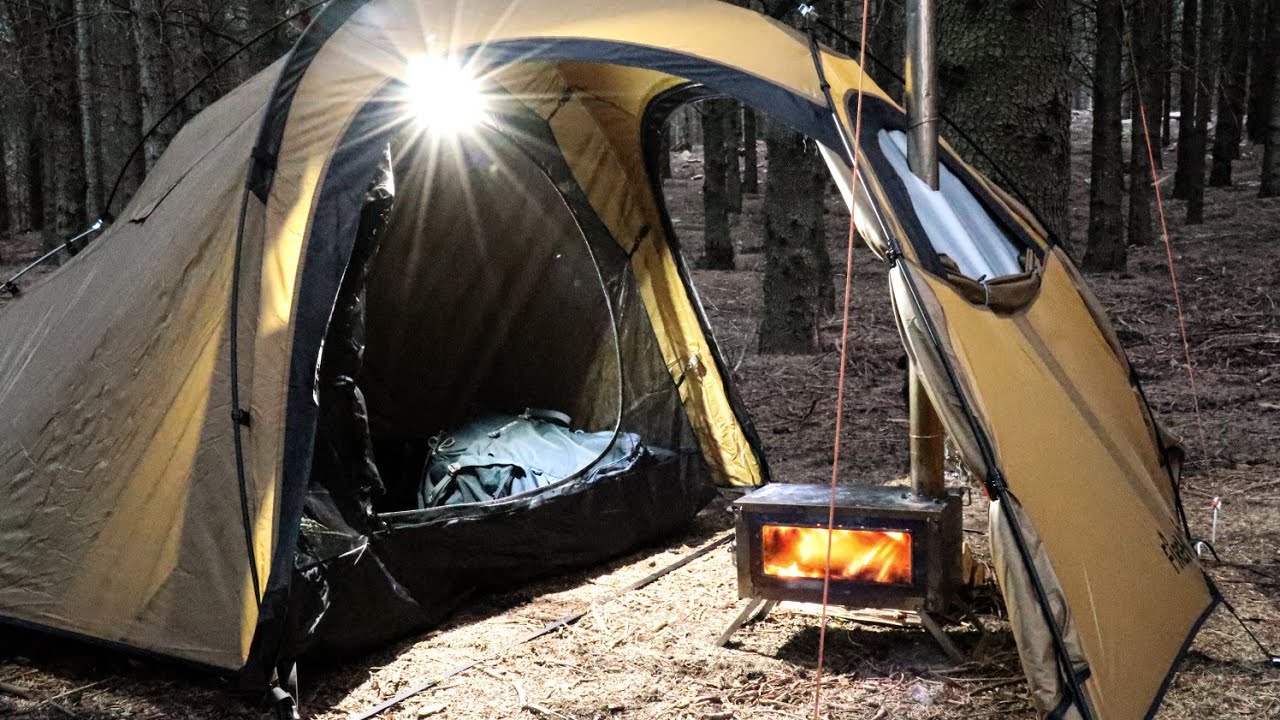 My Best Hot Tents Collection For Cozy Winter Camping - ASMR Video Compilation