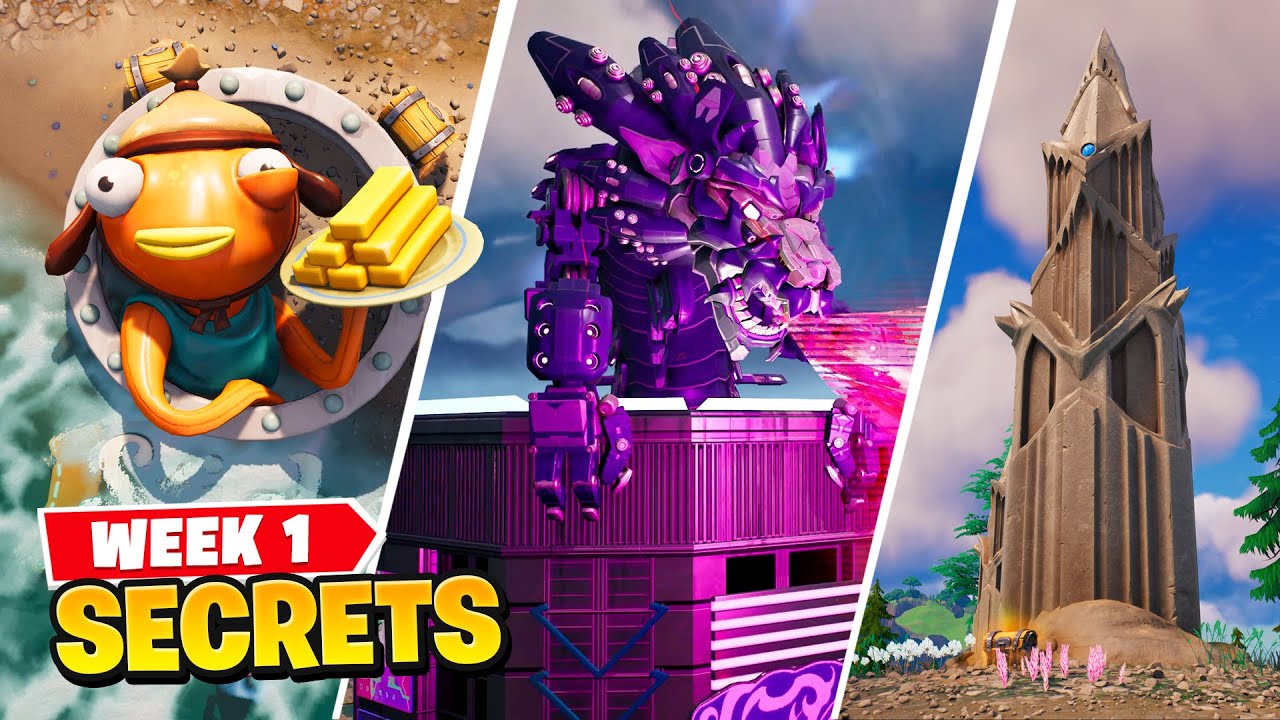 Fortnite Season 2 Map Updates and Secrets - Week 1