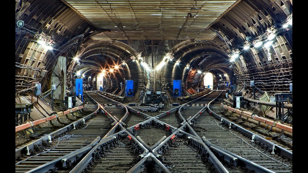 метро тоннель подземелье московского метрополитена / subway tunnel underground Moscow Metro