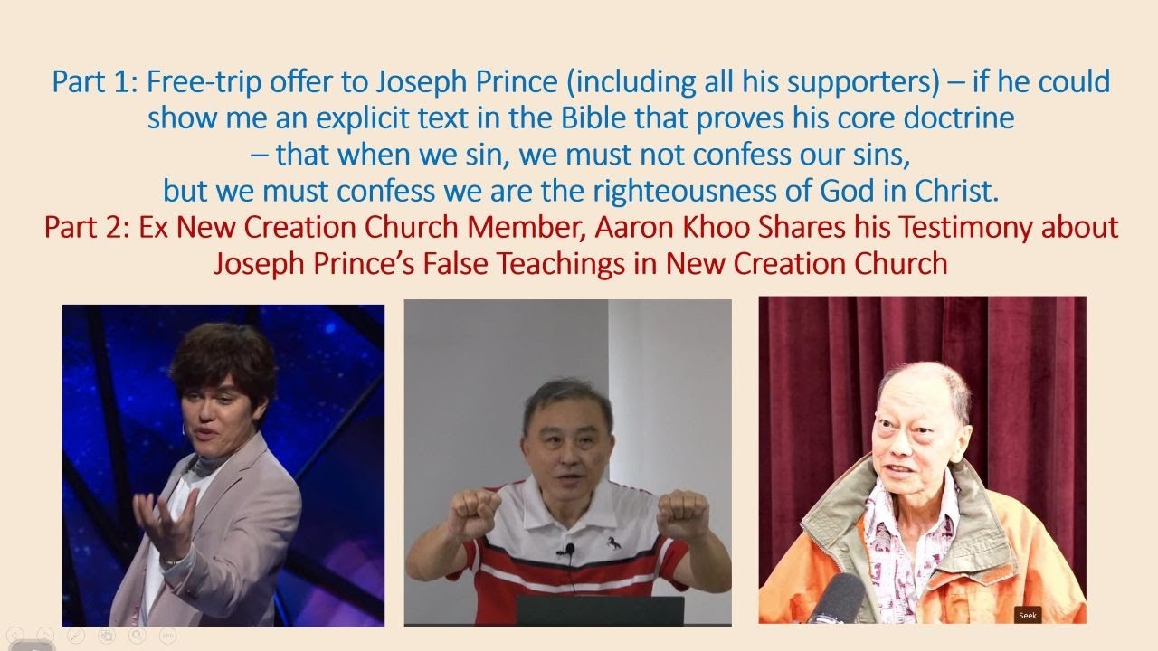 Ex NCC Member, Aaron Khoo Shares His Testimony on Video