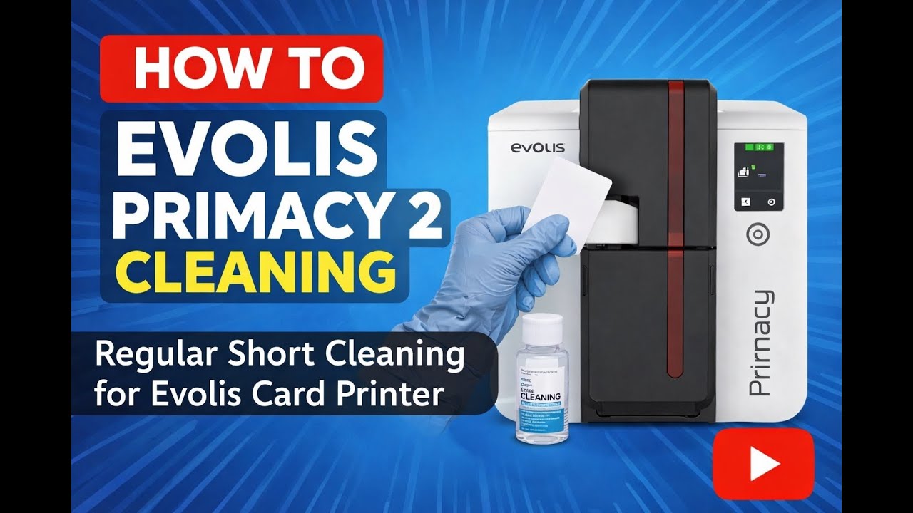 How To Evolis Primacy 2 Cleaning, #Evolis Card Printer, Evolis Cleaning Card , Short Cleaning Card