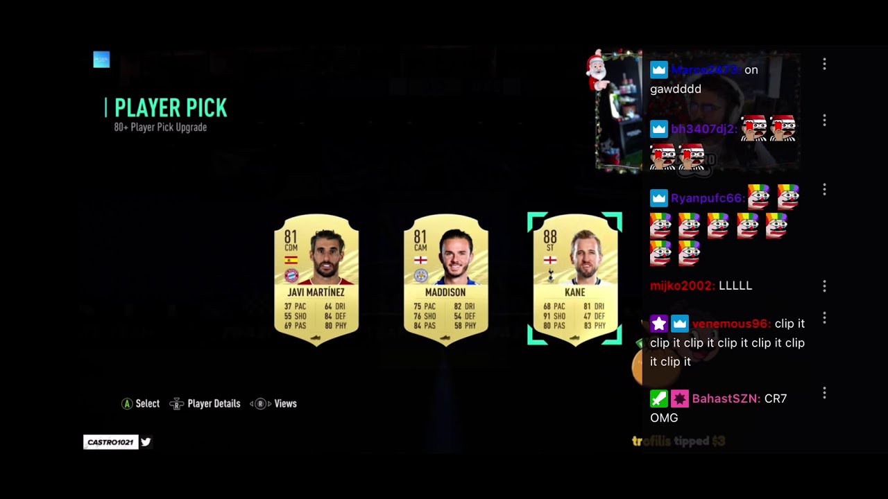 Castro DISCARDS Ronaldo in a Blind player pick!!! 😂😂