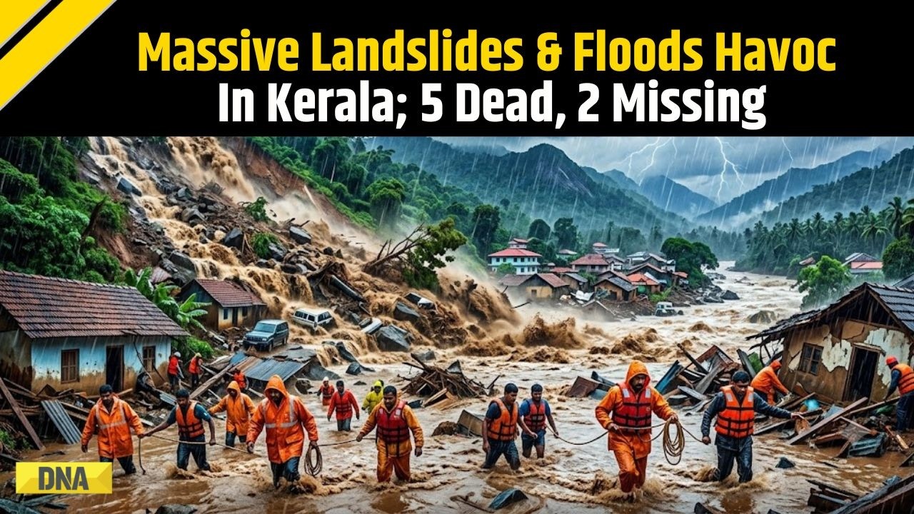 Kerala News: Landslide Triggers Flood In Kerala, 7 Dead 2 Missing In Nilambur Idukki