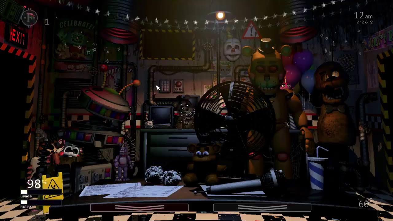 Playing Fnaf Ultimate Custom Night for the First time!