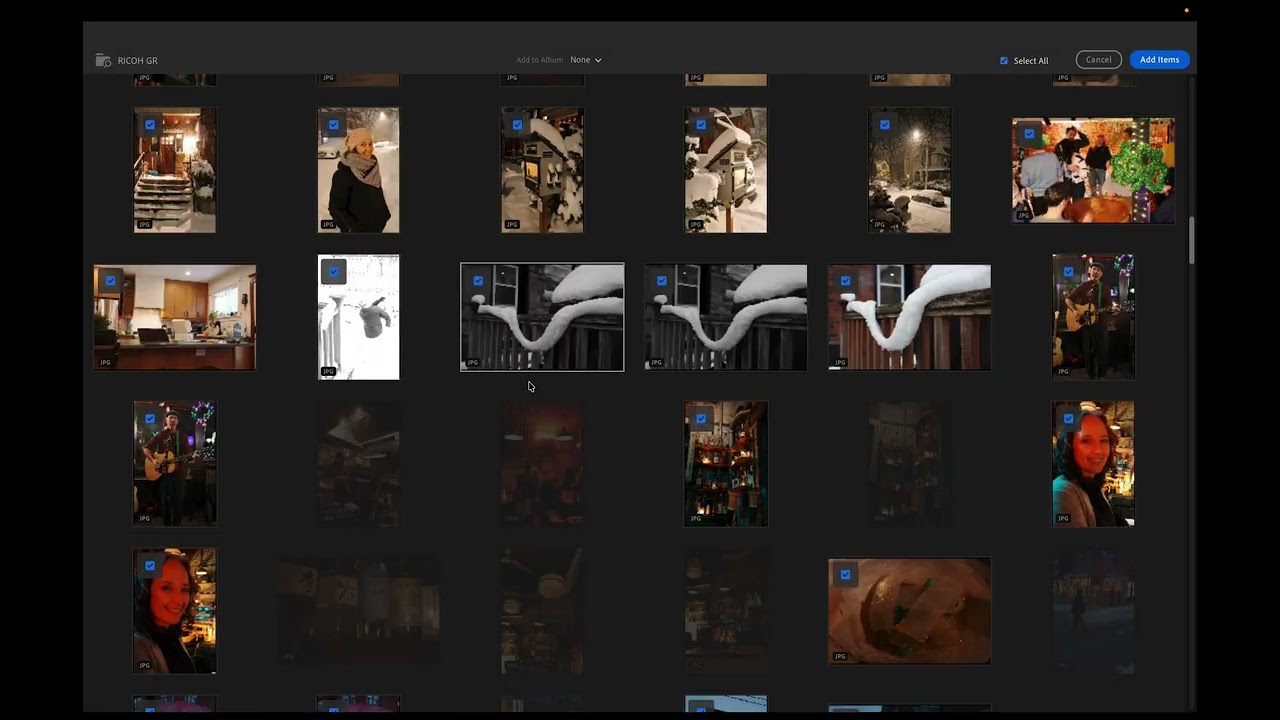 Creating Albums in Lightroom CC