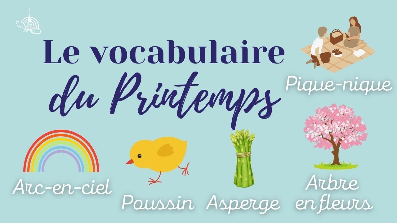 Le vocabulaire du printemps