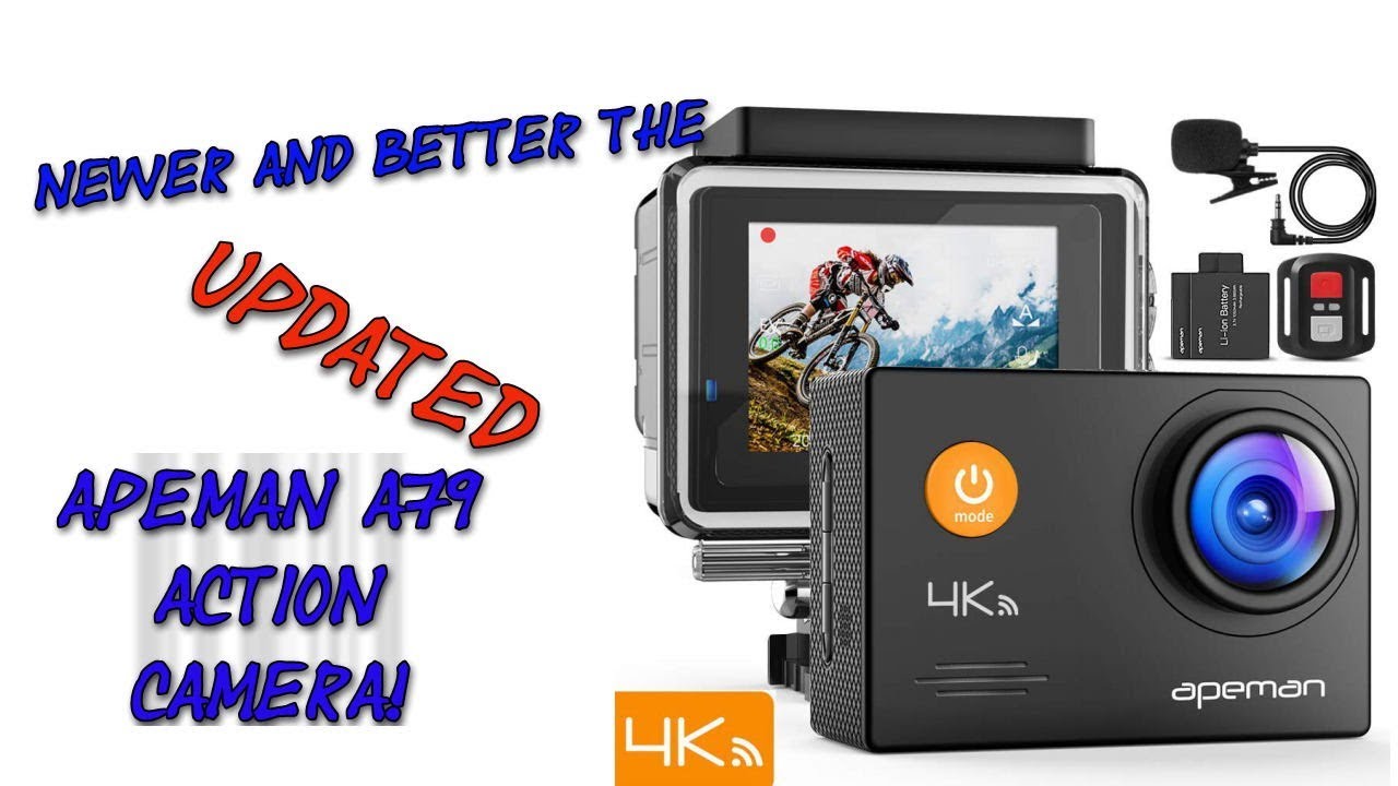 APEMAN Waterproof Sports Action Camera 4K  A79 NEW