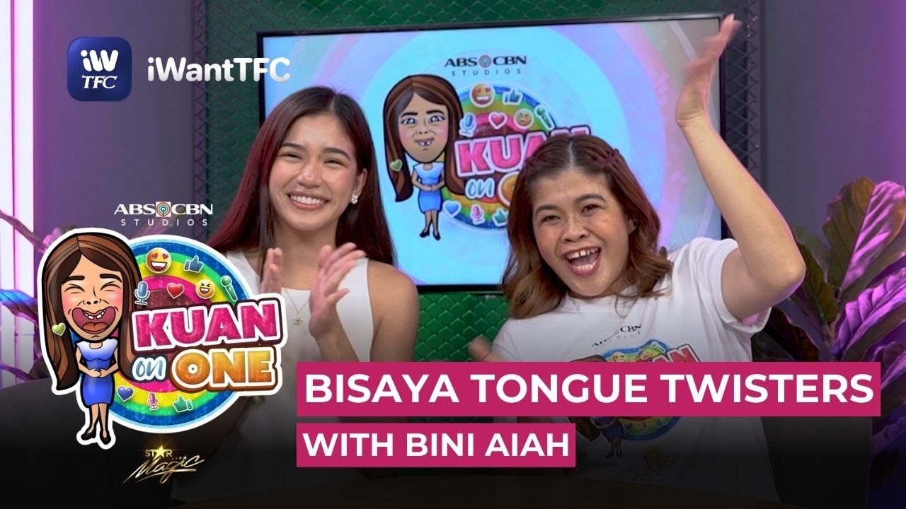 Bisaya Tongue Twister with KUANtie Melai and BINI Aiah | Watch Kuan On One on iWantTFC!