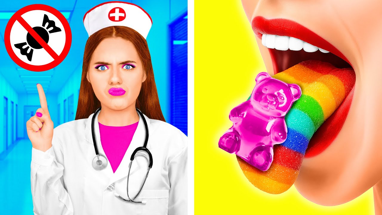 Как Пронести Еду в Больницу | Забавные Лайфхаки с Едой от Fun Challenge
