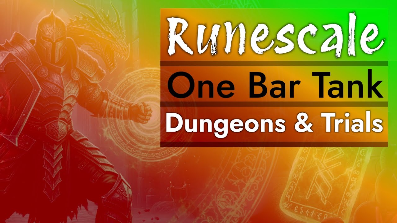 ESO Tank One Bar Build: Runescale Dragon Knight / Arcanist / Nightblade