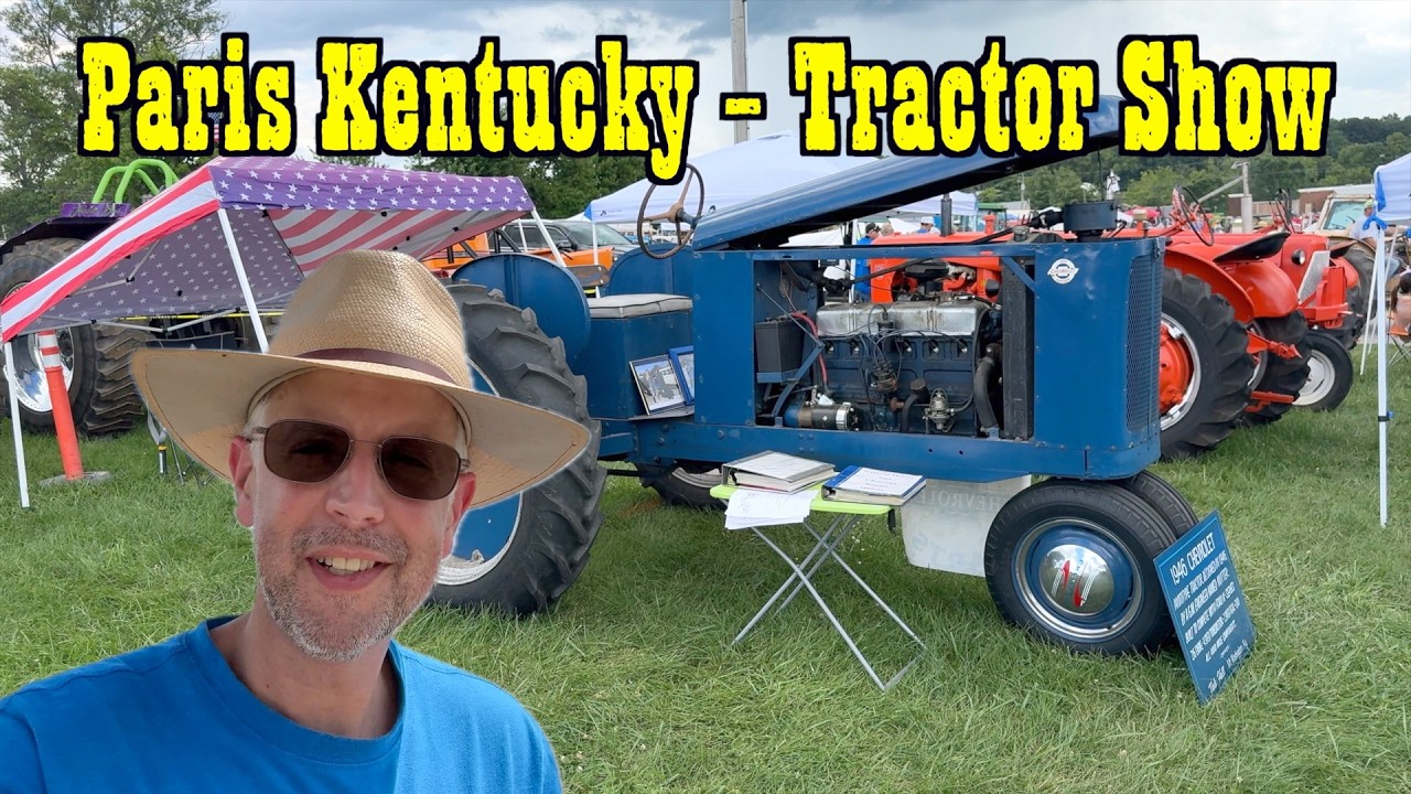 Paris Kentucky tractor show 🚜 Central Kentucky Antique Machinery Association 👍 Tractor Show & Parade