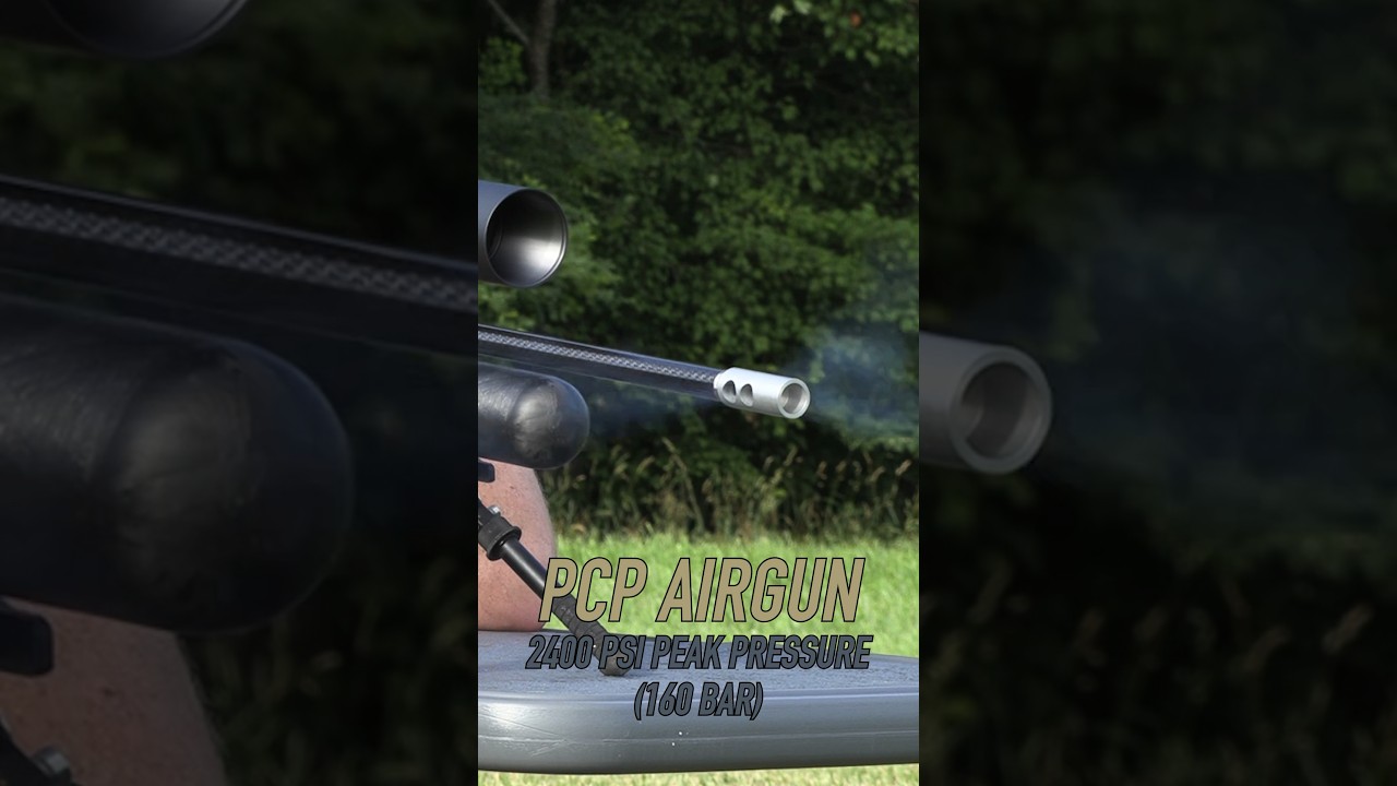 Muzzle Brake on an Airgun?🤔💨 #airguns #hunting #accuracy