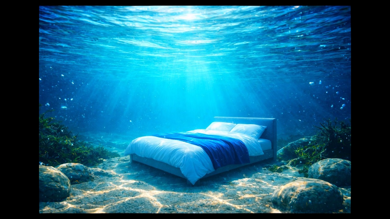Deep Underwater Bubble Sounds for Sleep & Meditation (3 Hours, No Mid-Roll Ads) ｜ 水中と泡の音