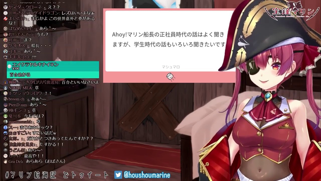 [Hololive] Marine's High School Days