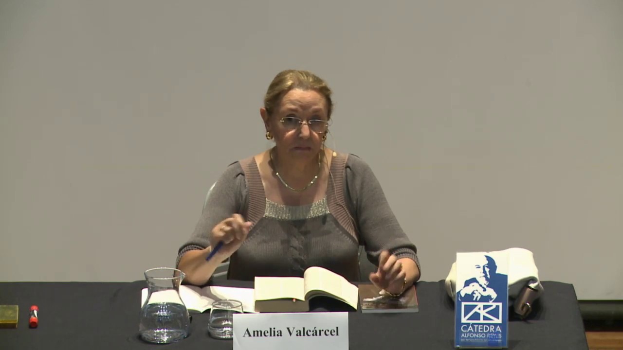 Amelia Valcárcel. La Memoria y el Perdon Catedra Alfonso Reyes 2016 primera sesion