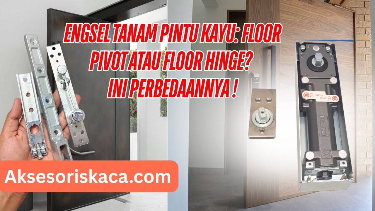 Engsel Tanam Pintu Kayu: Floor Pivot atau Floor Hinge? Ini Perbedaannya