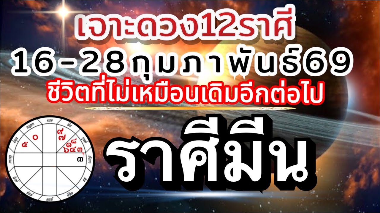 ราศีมีน🏆16-28กพ.69💰การงาน การเงิน โชคลาภ ความรัก🪐 การเปลี่ยนแปลงที่ต้องเกิดขึ้น ดี/ร้าย🌈