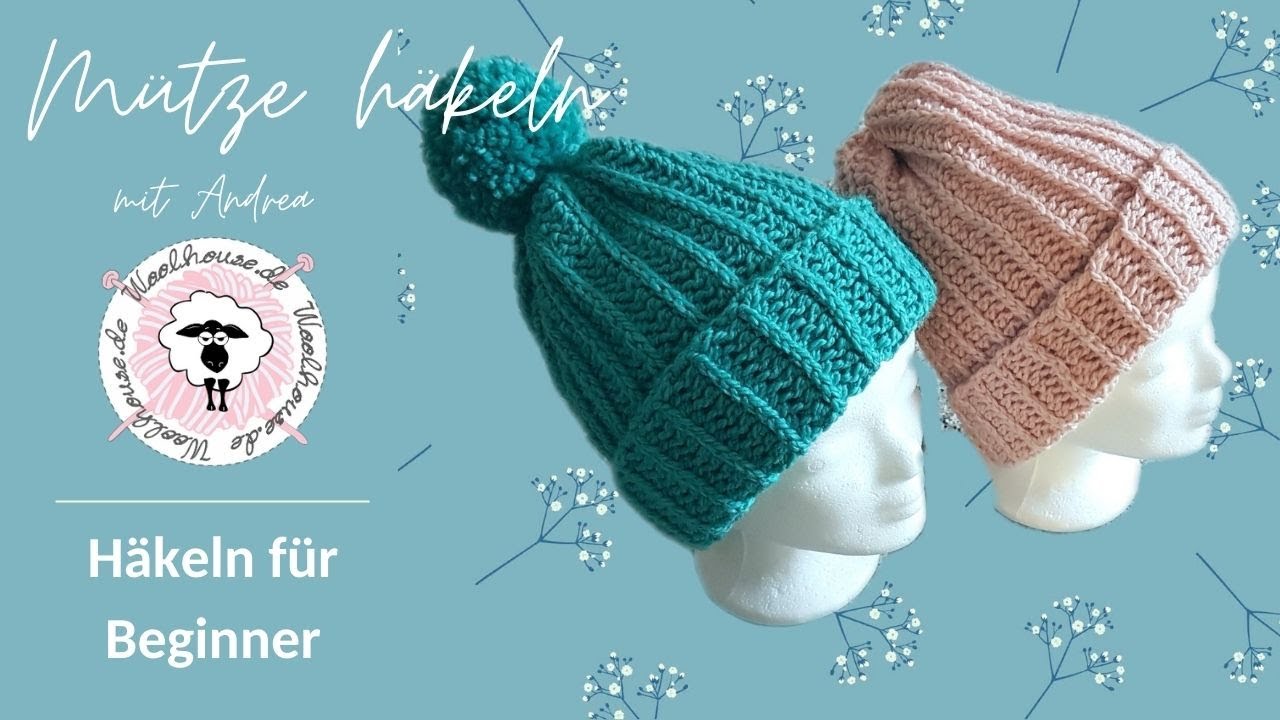 Mütze im Patentmuster / Häkeln mit Andrea / Mützenmontag