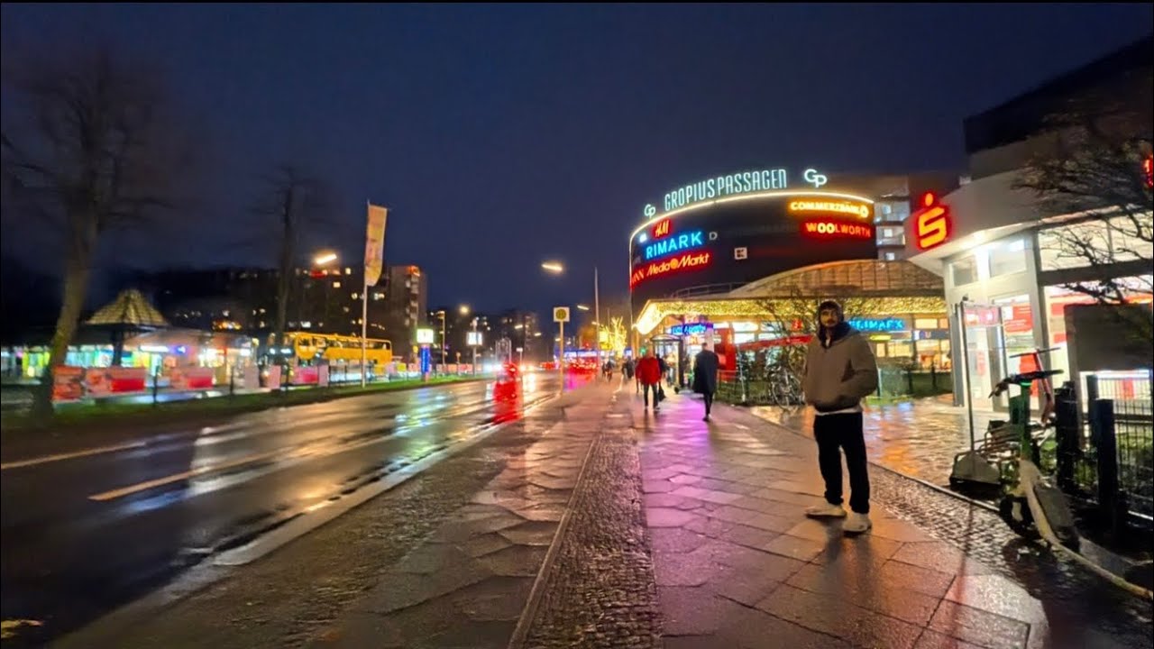 Walking Around Gropius Passagen | Berlin Walking ASMR | 4K 30FPS