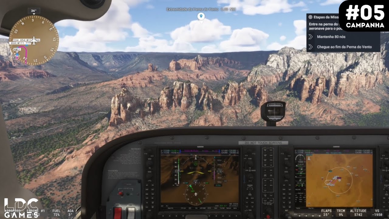 Flight Simulator 2024 | #05 Aprendendo sobre Perna do Vento