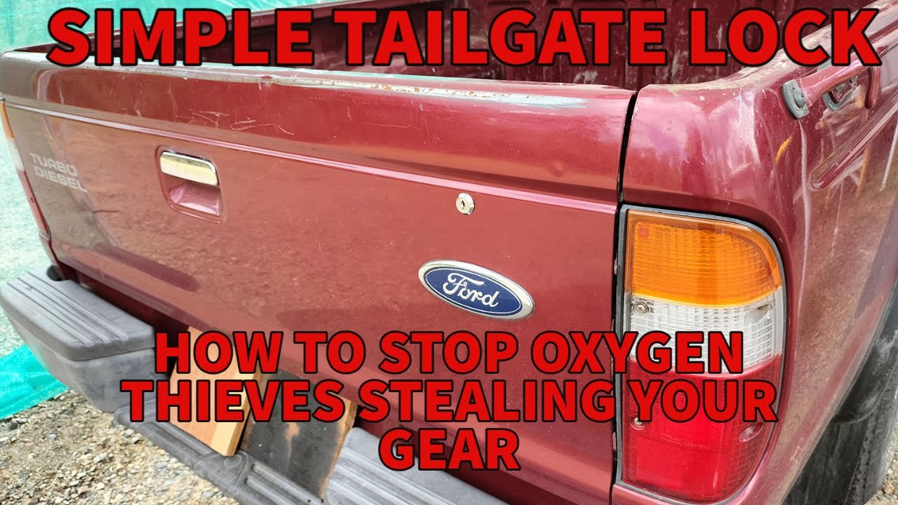 How to add a lock to your tailgate to protect your belongings