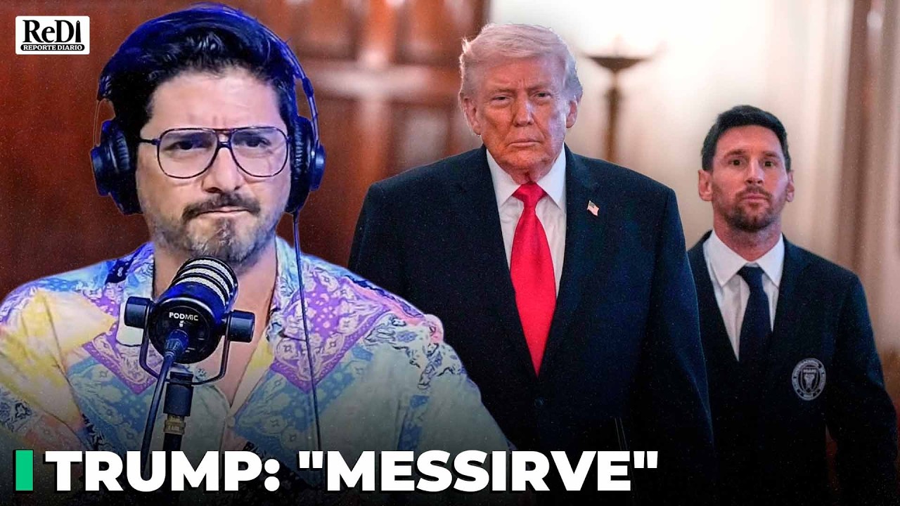 FÚTBOLÍTICA: TRUMP con MESSI habló de IRÁN; MILEI va a MIAMI; VARADA en Dubai pide por CHIQUI TAPIA