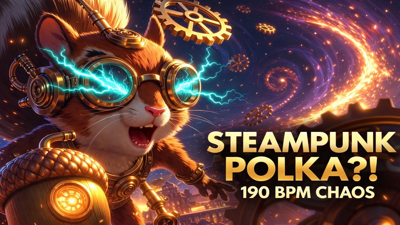 STEAMPUNK POLKA at 190 BPM?! | Zrillak Tu Vaarn (Squirrels of the Spiral Fair)