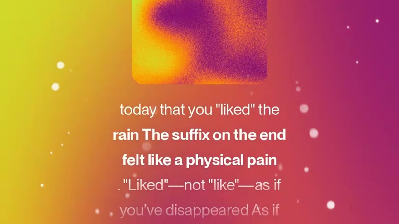 Love in the Past Tense Music Audio