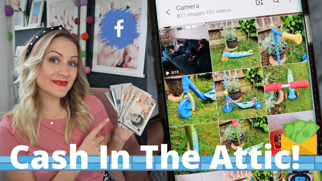 Decluttering The Loft & Shed To Make Extra Money From Home! How To Sell (Safely!) On Marketplace.