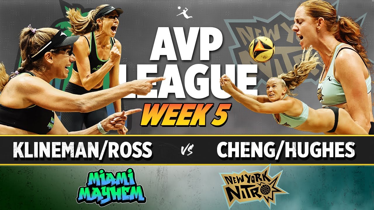 Cheng/Hughes vs. Ross/Klineman | New York Nitro vs. Miami Mayhem AVP LEAGUE WEEK 5
