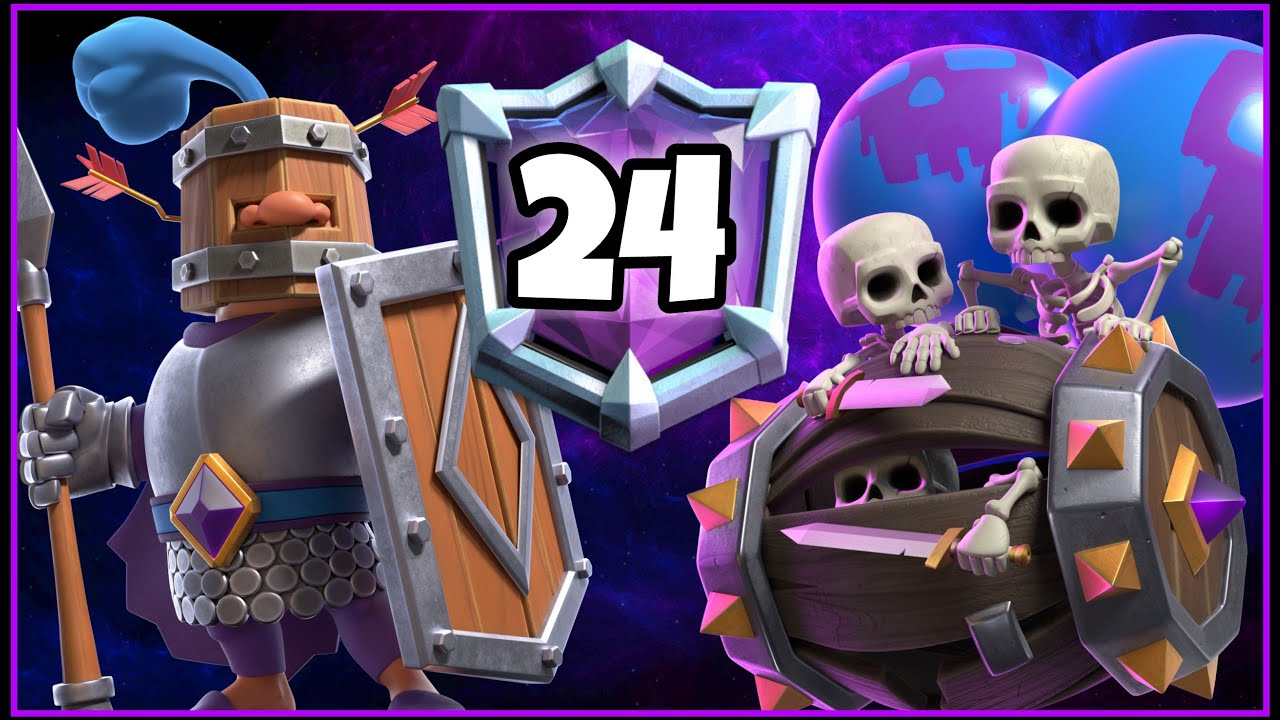 Top 20 with Royal Recruits Skeleton Barrel Evolution Deck.!