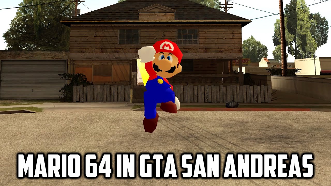 ⭐ Super Mario 64 in GTA San Andreas - Part 1