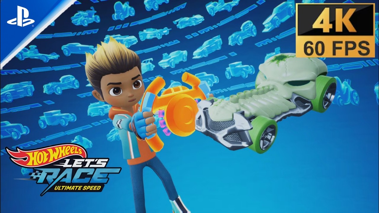 Hot Wheels Let's Race Ultimate Speed ​​2025, геймплей на PS5, 4K