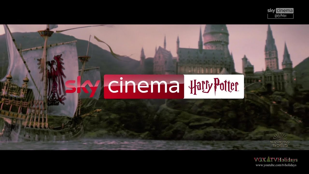 Sky Cinema Гарри Поттер Италия Continuity and Ident 2024 Рождество