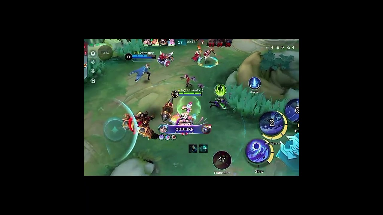 Gameplay novaria kda 4 0 7  #mlbb #novariacrazydamage #fyp 