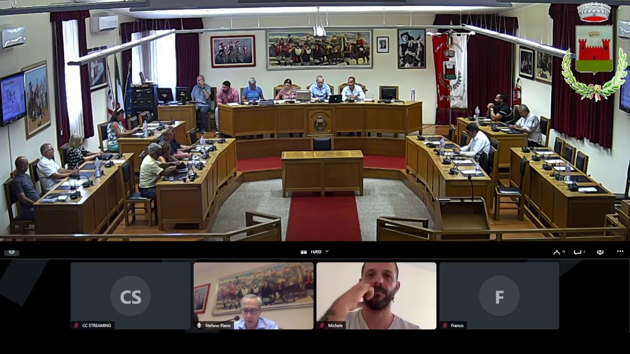 Live Consiglio Comunale Comune di Capoterra 29/07/2022
