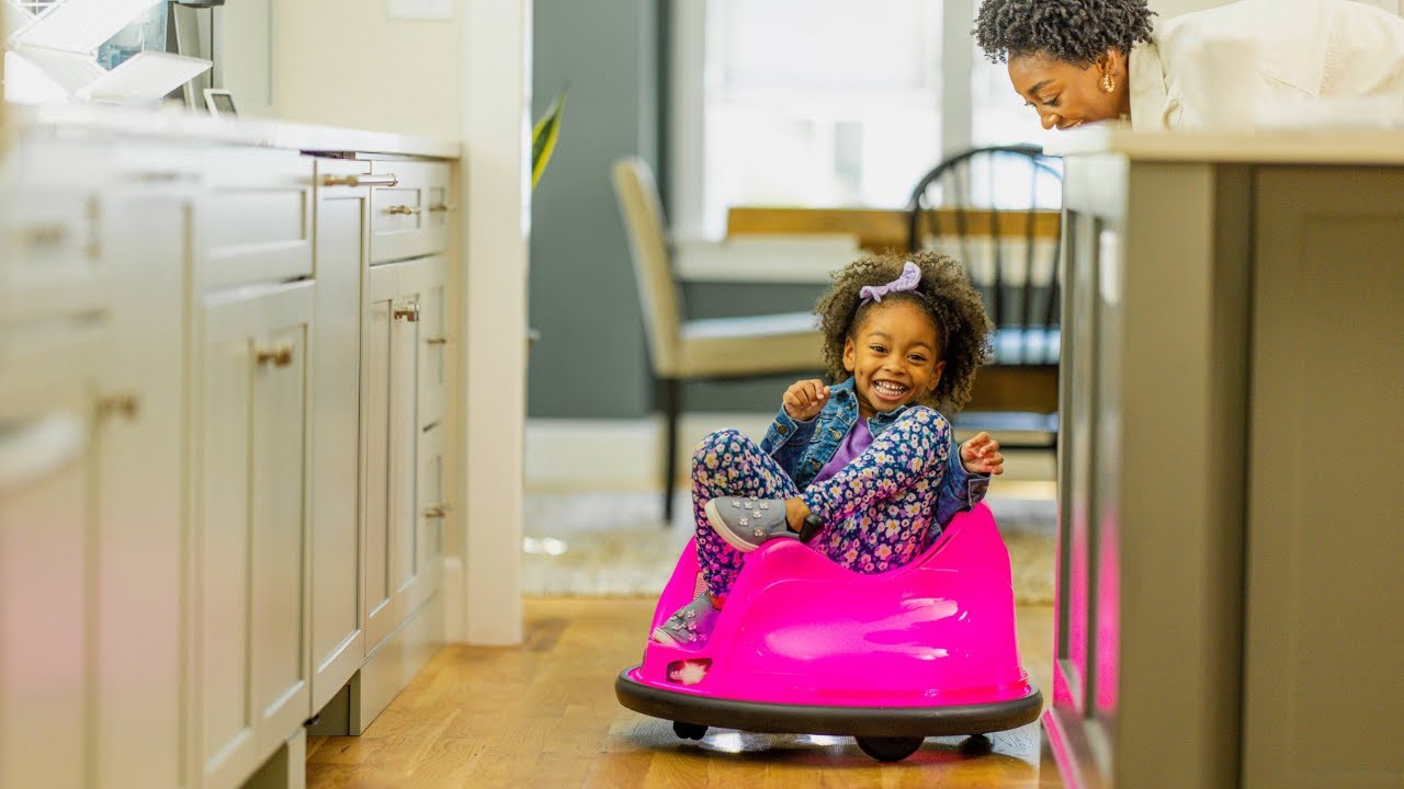 Family Fun with the Flybar Glow Bumper Car