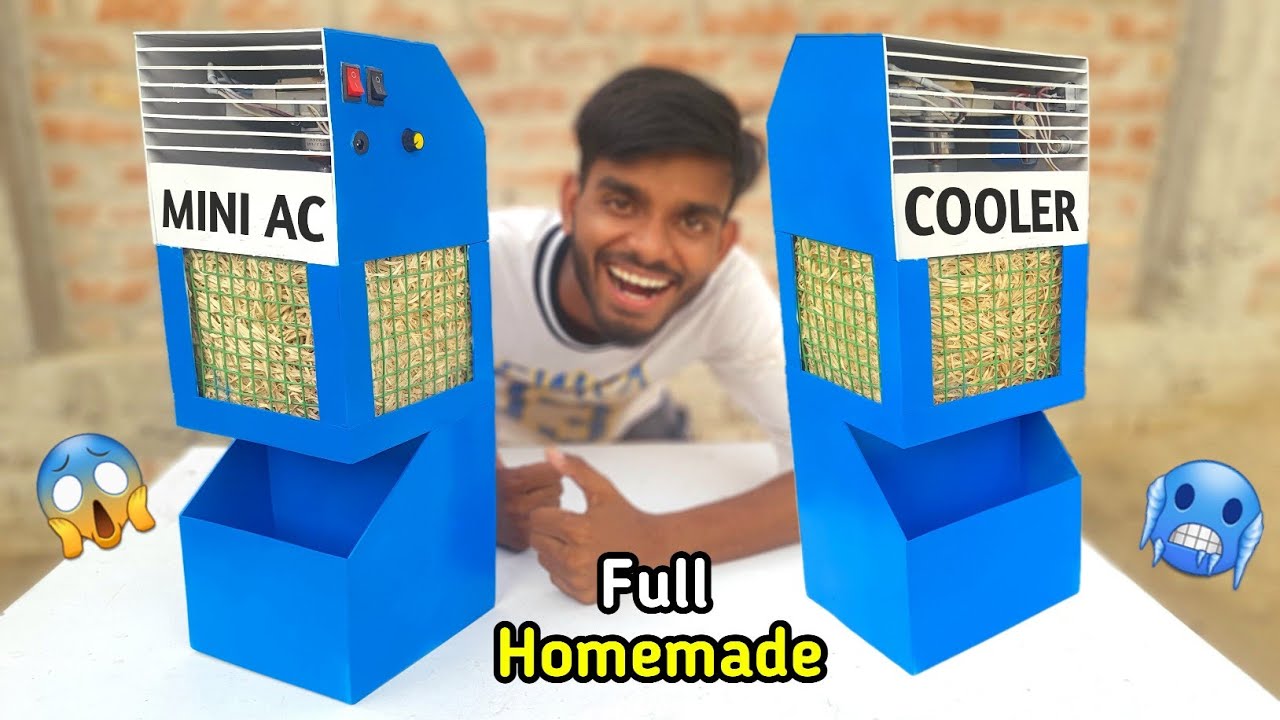 घर पर बनाओ Mini AC Cooler🥶 | How to make mini Cooler at home | AK technical amrit