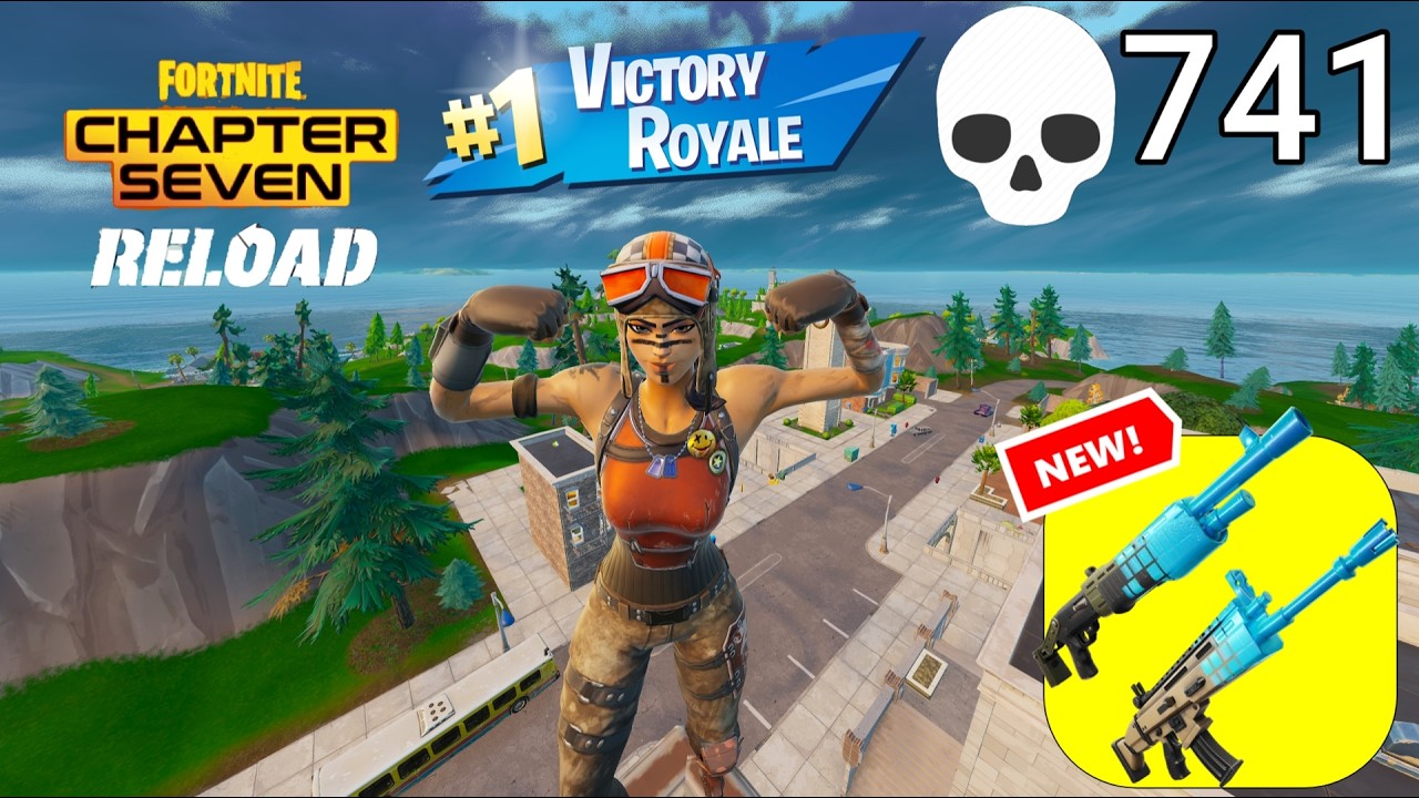 741 Elimination Squad “RELOAD” Gameplay Wins (Fortnite Chapter 7 Xbox One Controller)